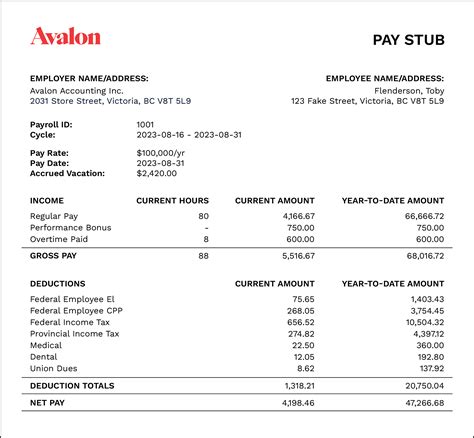 phc paystub